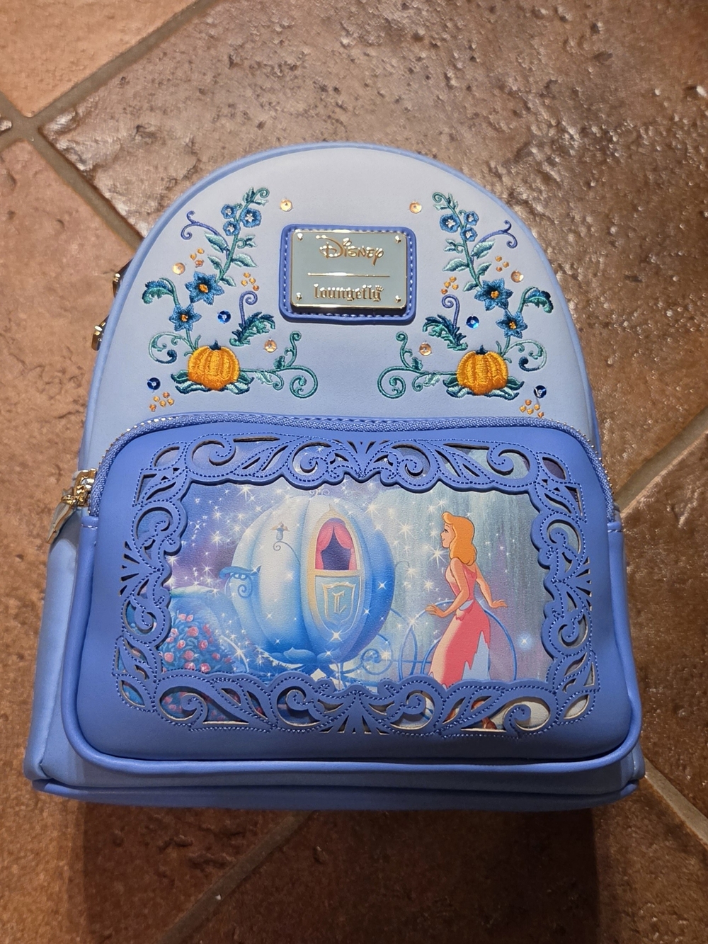 Loungefly Disney Princess Dreams Series Cinderella Window Mini Backpack